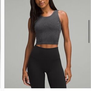 lululemon Ribbed Softstreme Cropped Tank Top